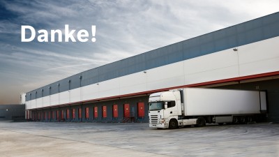 Ein geparkter Truck in der Coronazeit